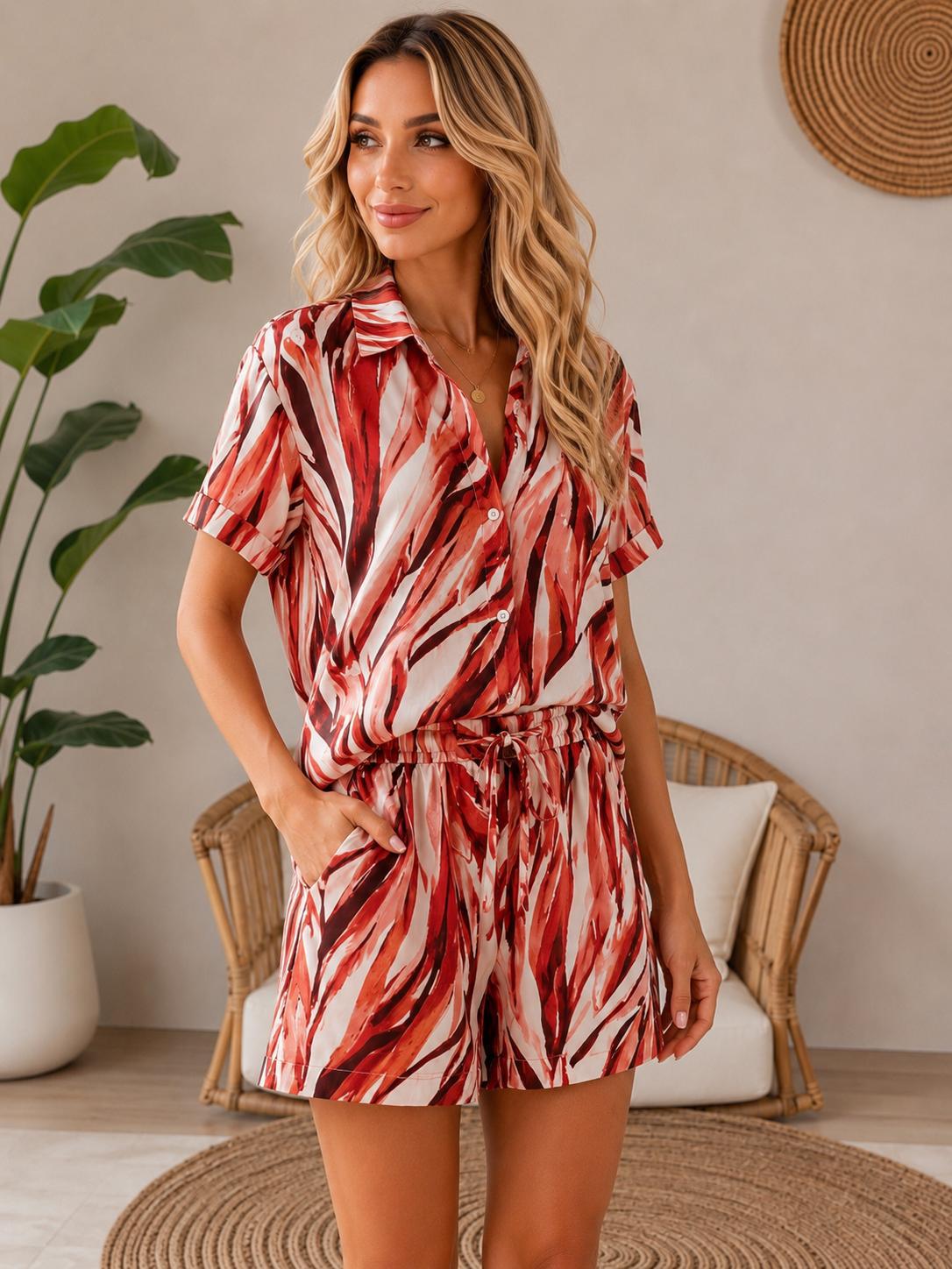 Set Kaia - cămașă și pantaloni