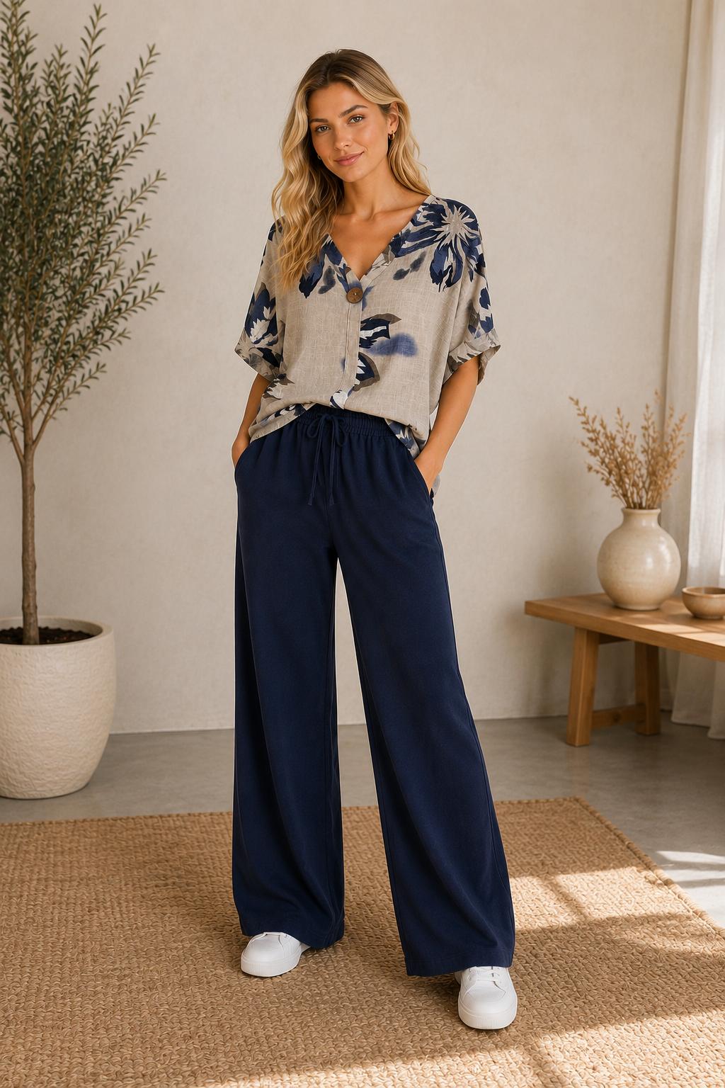 Set Wiana - cămașă și pantaloni