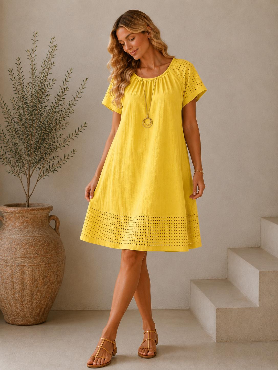 Rochie din In și Bumbac “Cika”