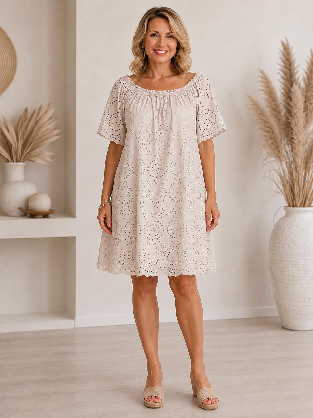 Rochie Samyra - broderie cu căptușeală