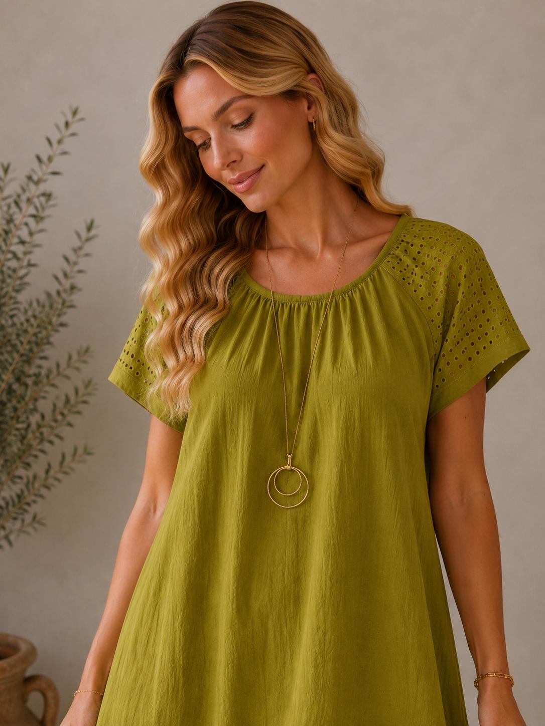 Rochie din In și Bumbac “Cika”