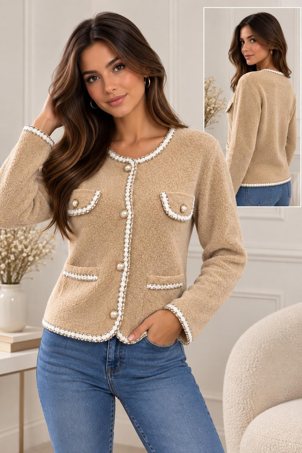 Cardigan clasic Rhai