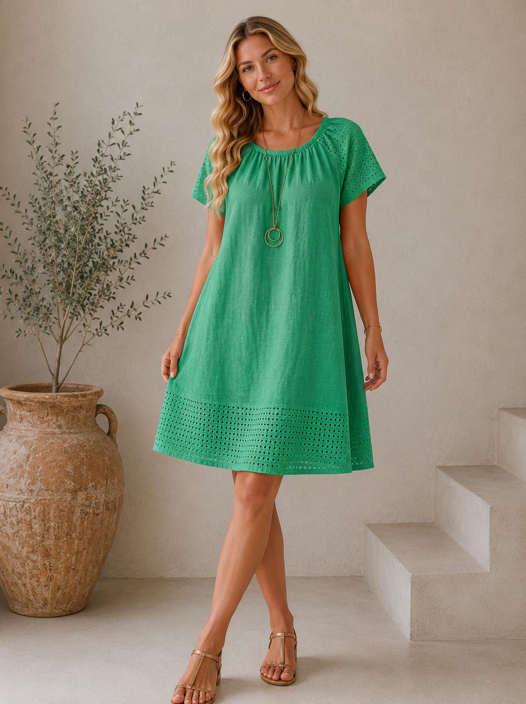Rochie din In și Bumbac “Cika”