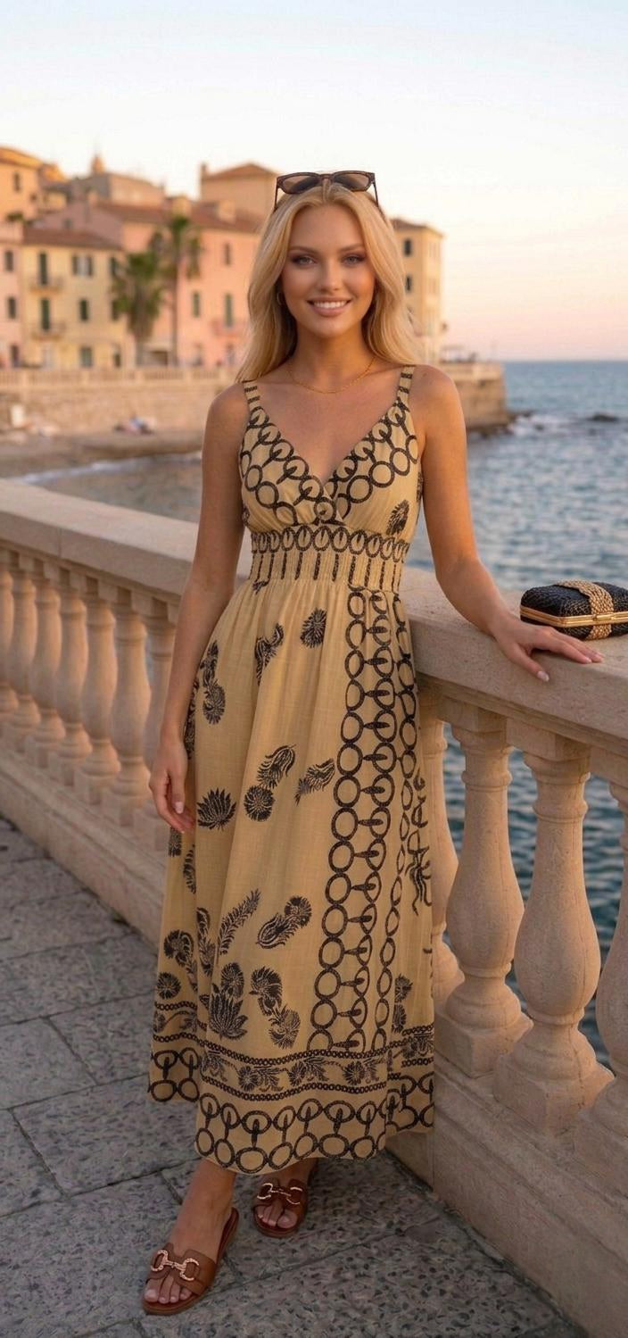 Rochie Midi Aleya – Eleganță Lejeră de Vară