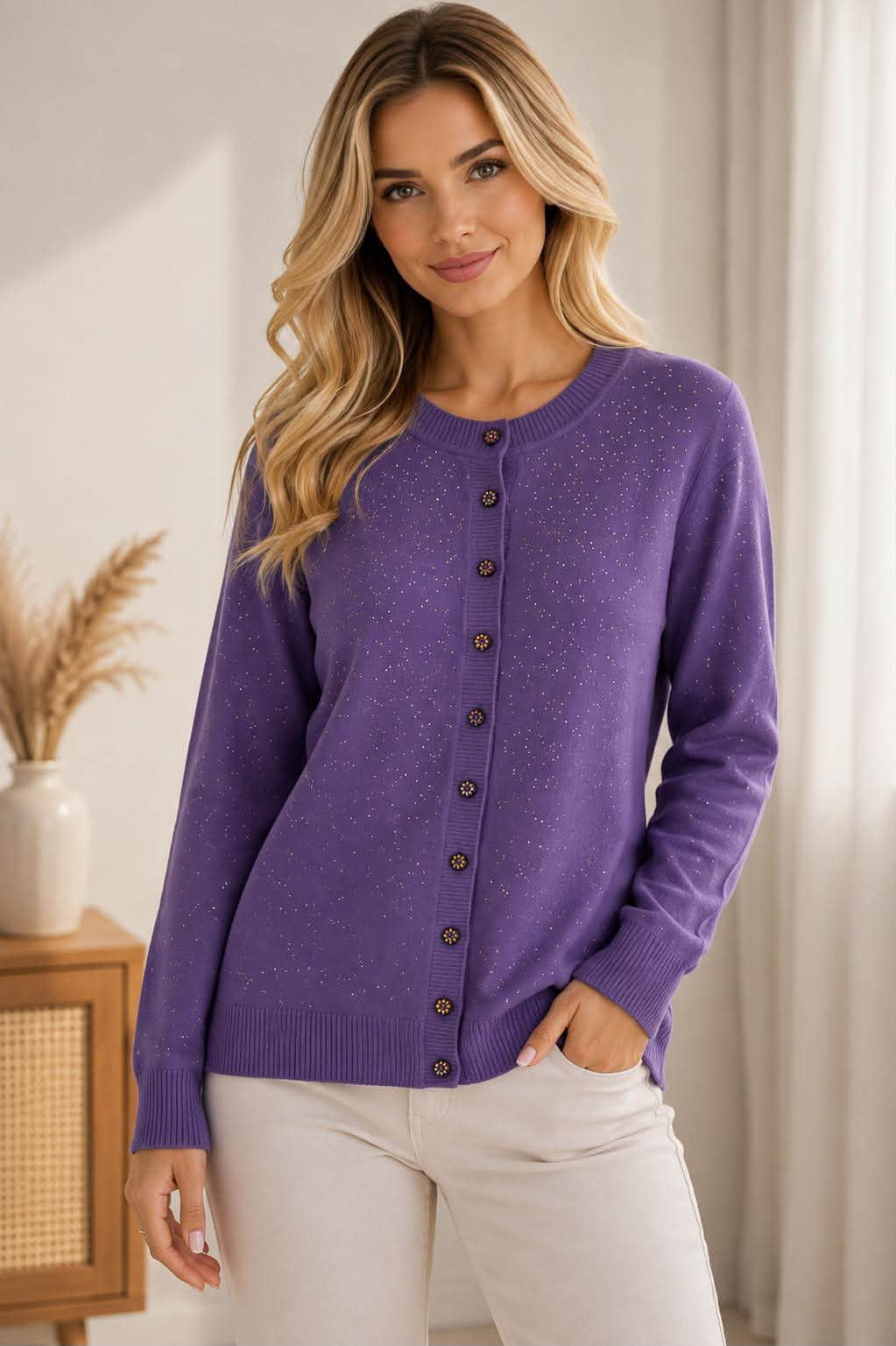 Cardigan cu strasuri Lena
