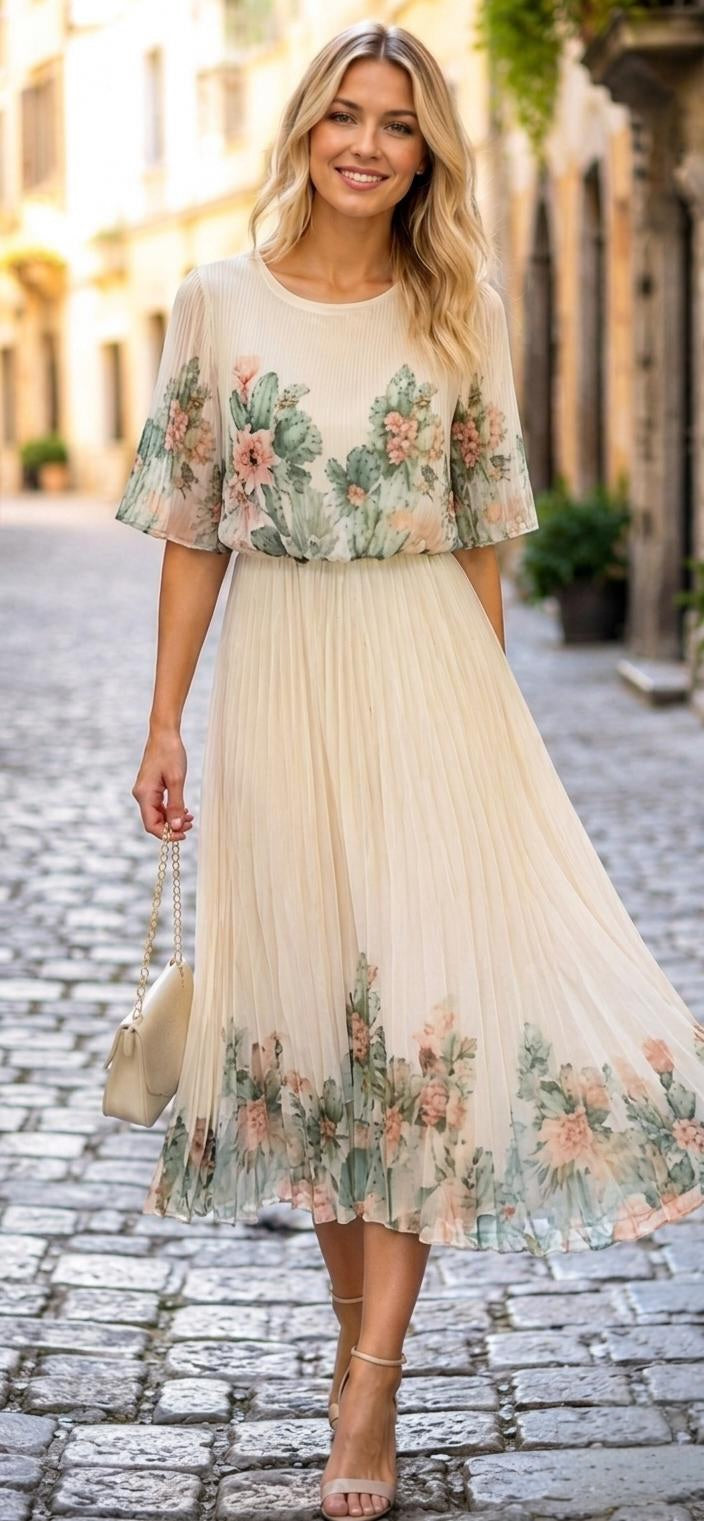 Rochie cu pliuri Serena