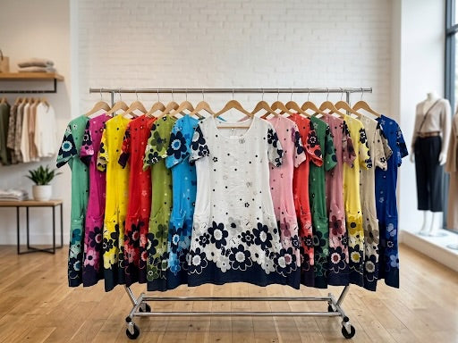 Rochie din in cu bumbac Anema