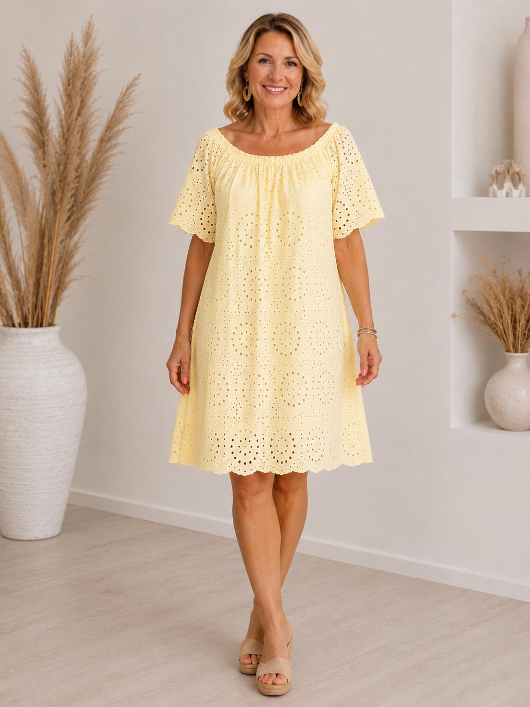Rochie Samyra - broderie cu căptușeală