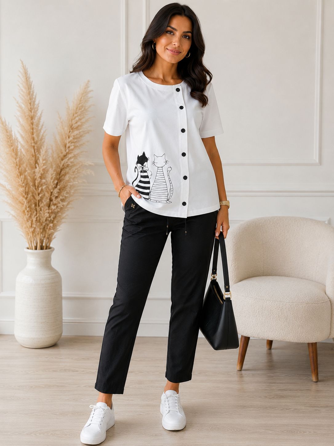 Set Katy - tricou și pantaloni -