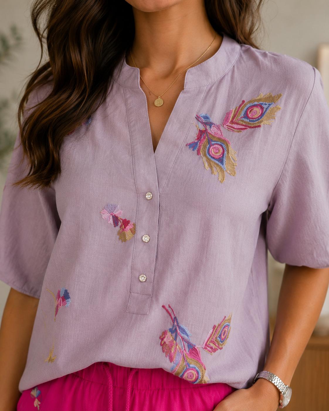 💕 Set Elma - Cămașă și Pantaloni
