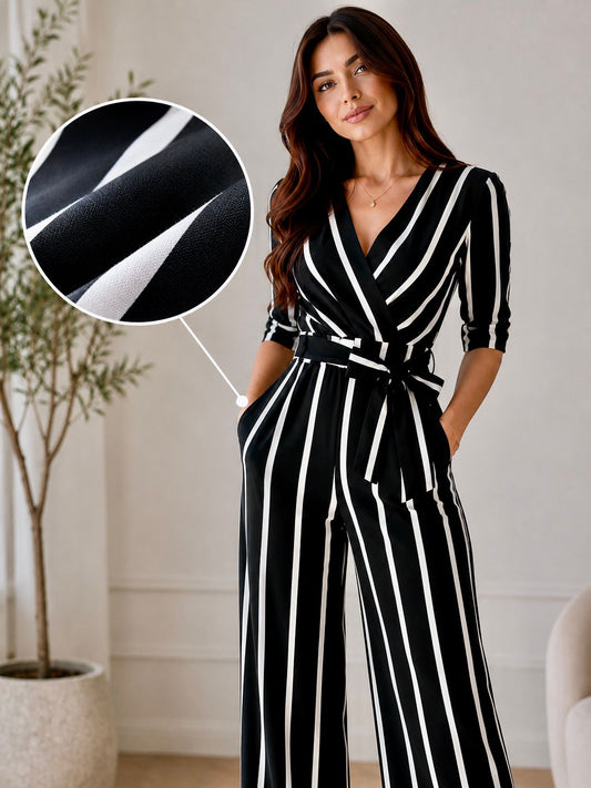 Salopetă elastică Stripe