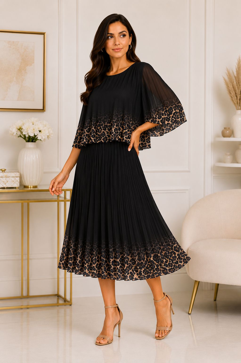 Rochie cu pliuri Volare 🐆