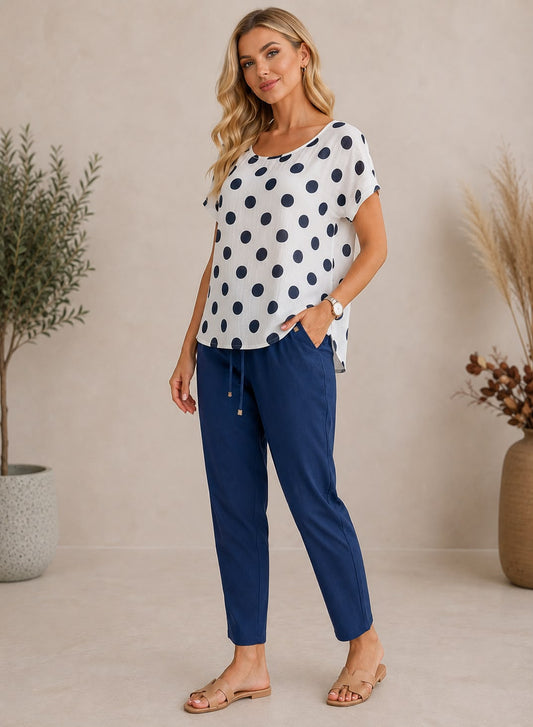 Set Adyna - bluză și pantaloni
