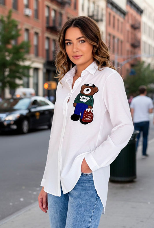 Cămașă din bumbac Tedd