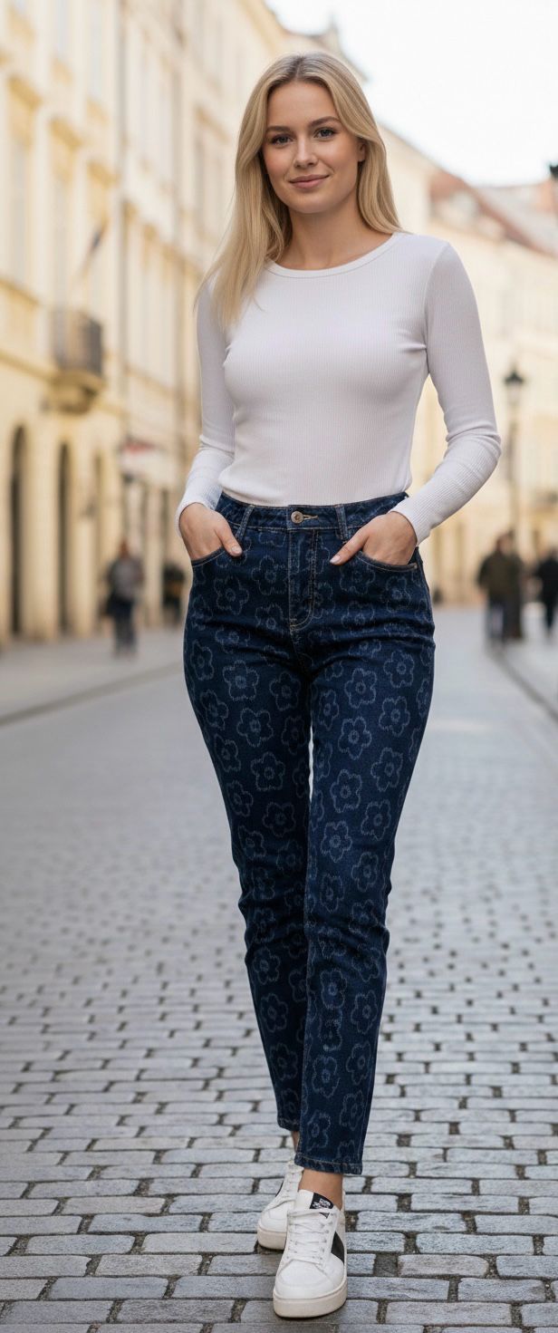 Blugi elastici Floris