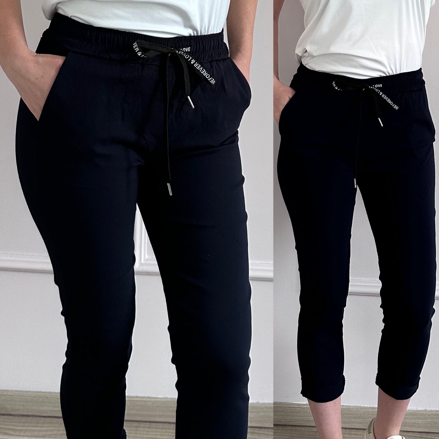 Pantaloni cu șiret in talie Felli