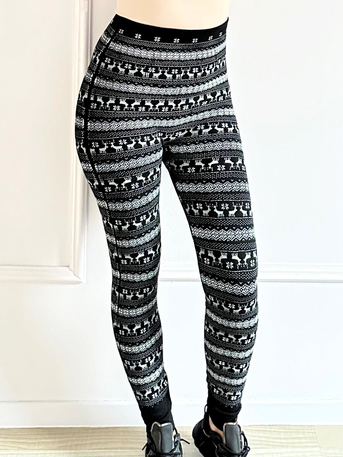 Colanți vătuiți, elastici, talie înaltă Krisa