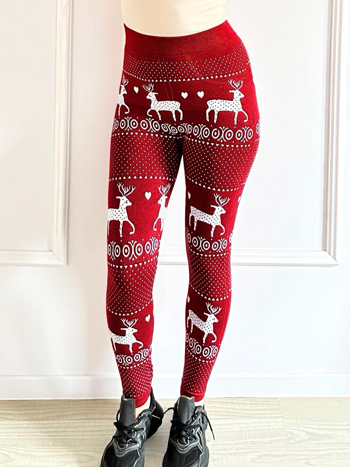 Colanți vătuiți, elastici, talie înaltă Krisa