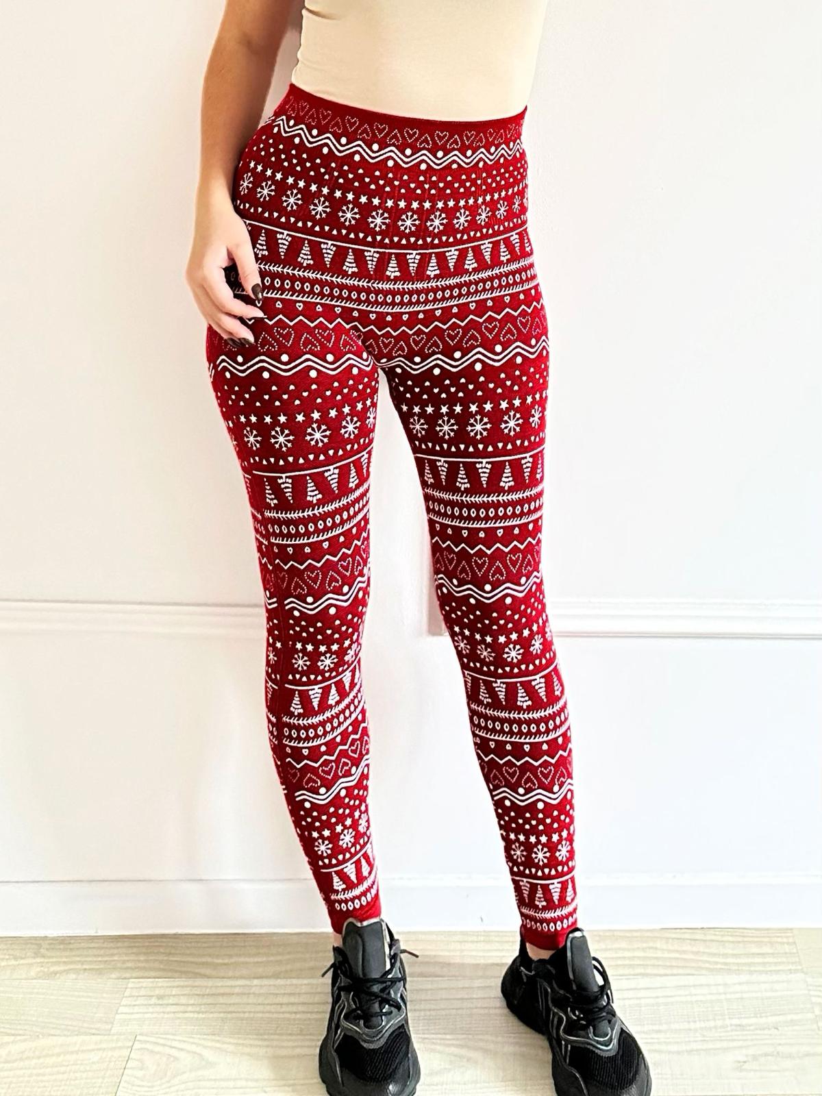 Colanți vătuiți, elastici, talie înaltă Krisa