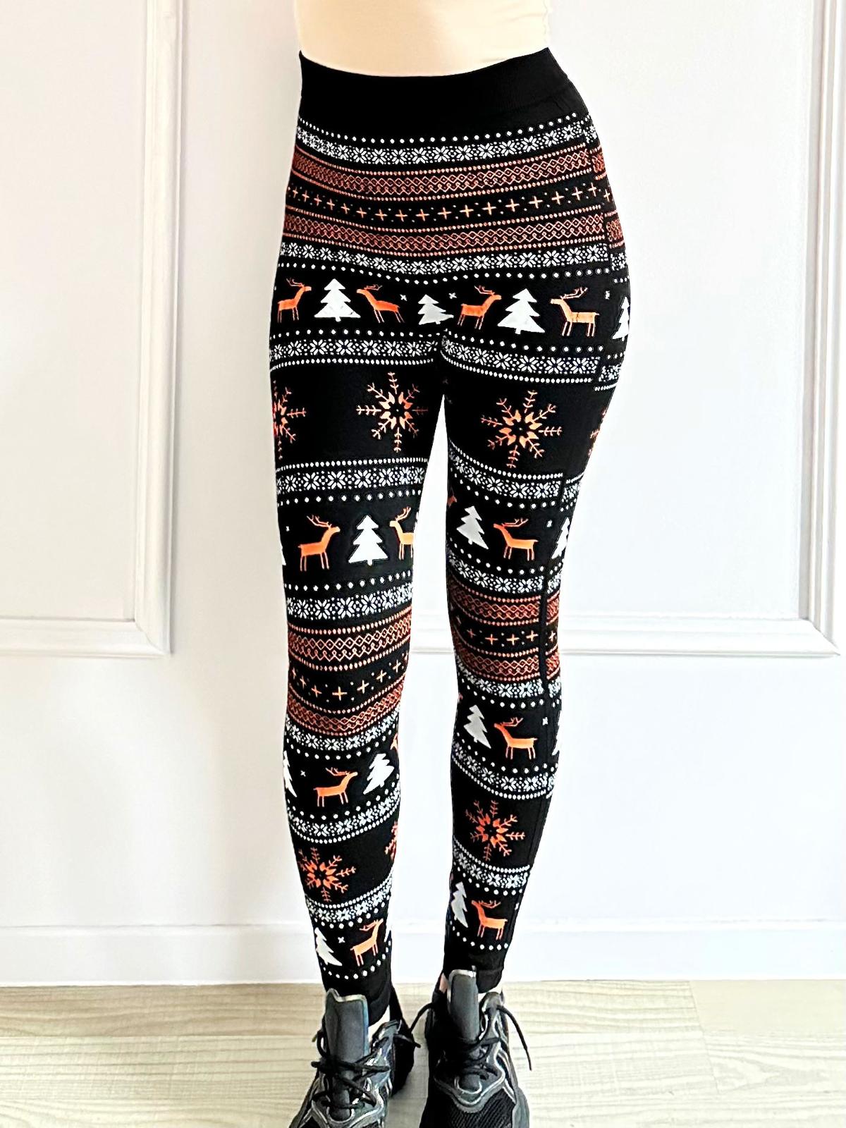 Colanți vătuiți, elastici, talie înaltă Krisa