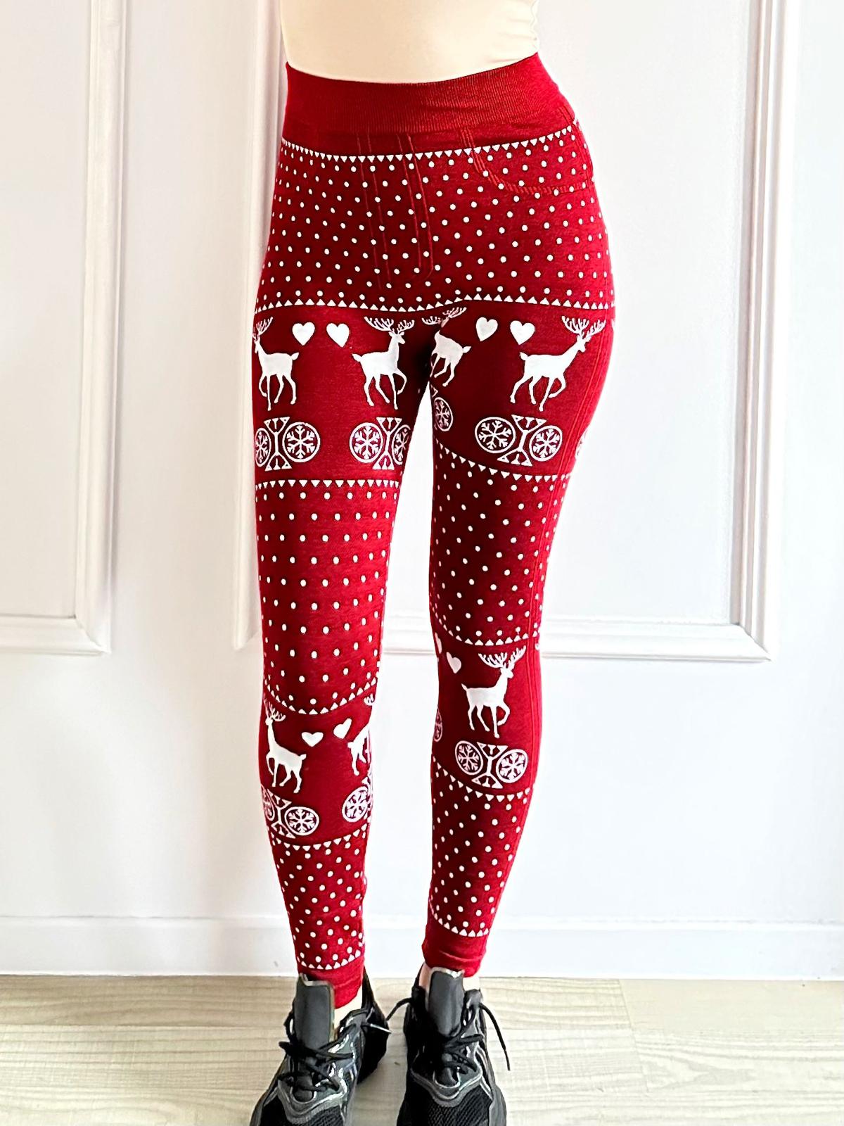 Colanți vătuiți, elastici, talie înaltă Krisa