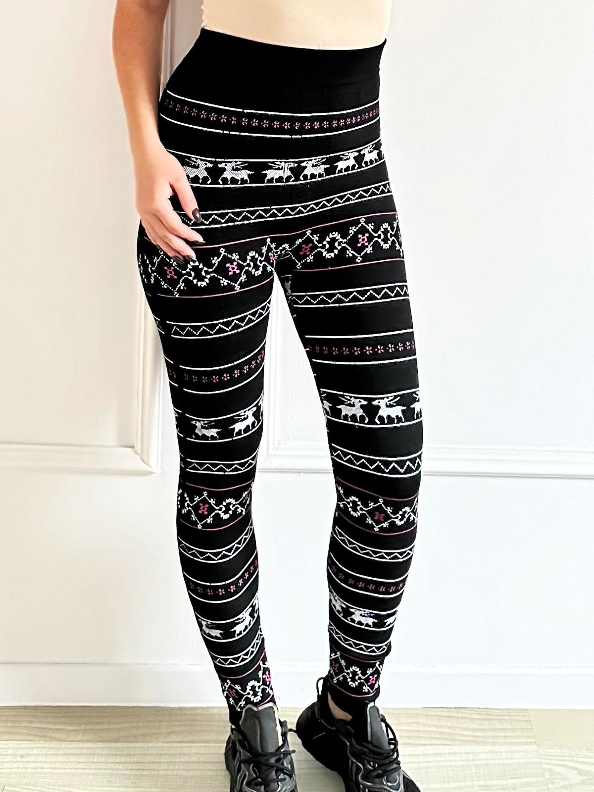 Colanți vătuiți, elastici, talie înaltă Krisa