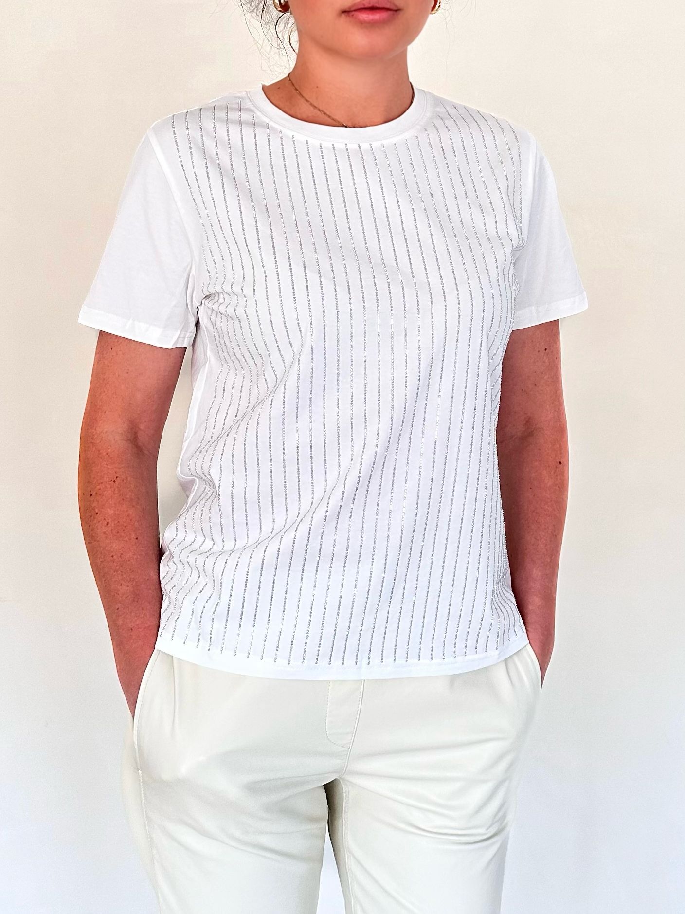 Tricou cu strasuri Stera