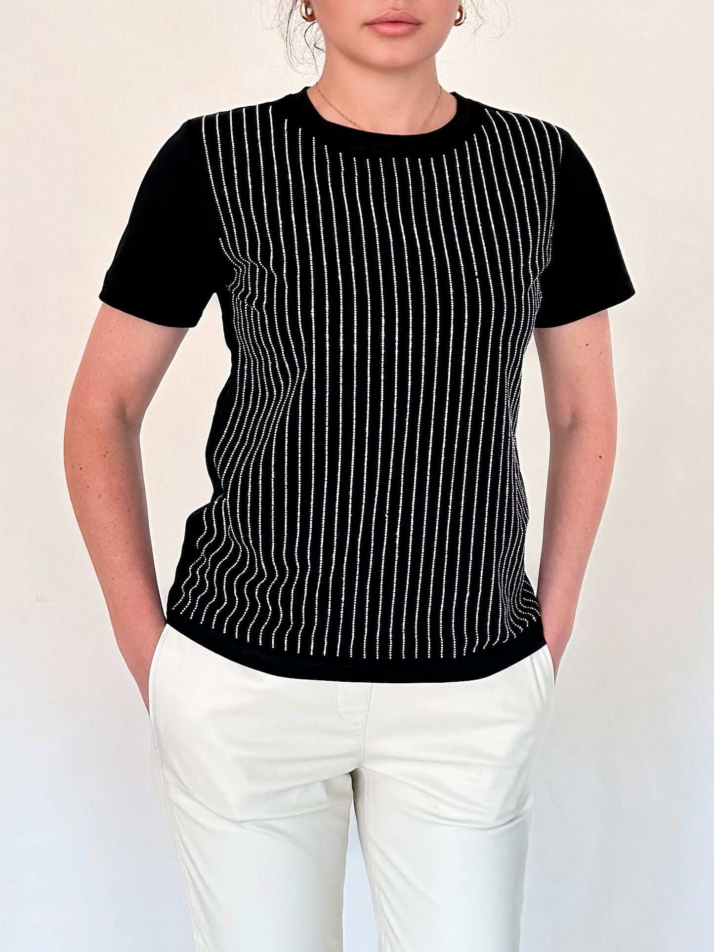 Tricou cu strasuri Stera